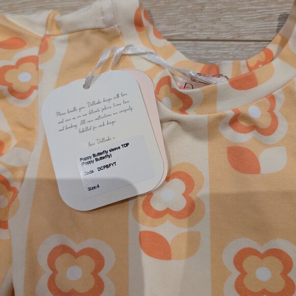 Dollcake Poppy Flared Pants & Butterfly Sleeve Top - Picture 3 of 4